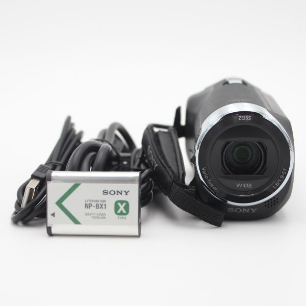 SONY ビデオカメラ Handycam HDR-CX470 ブラック 内蔵メモリー32GB 光学ズーム30倍 HDR-CX470 B ♯84003