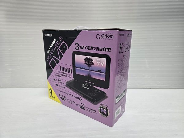 ヤマゼン 山善 YAMAZEN 9インチ ポータブルDVDプレーヤー CPD-N90 B YR-18963
