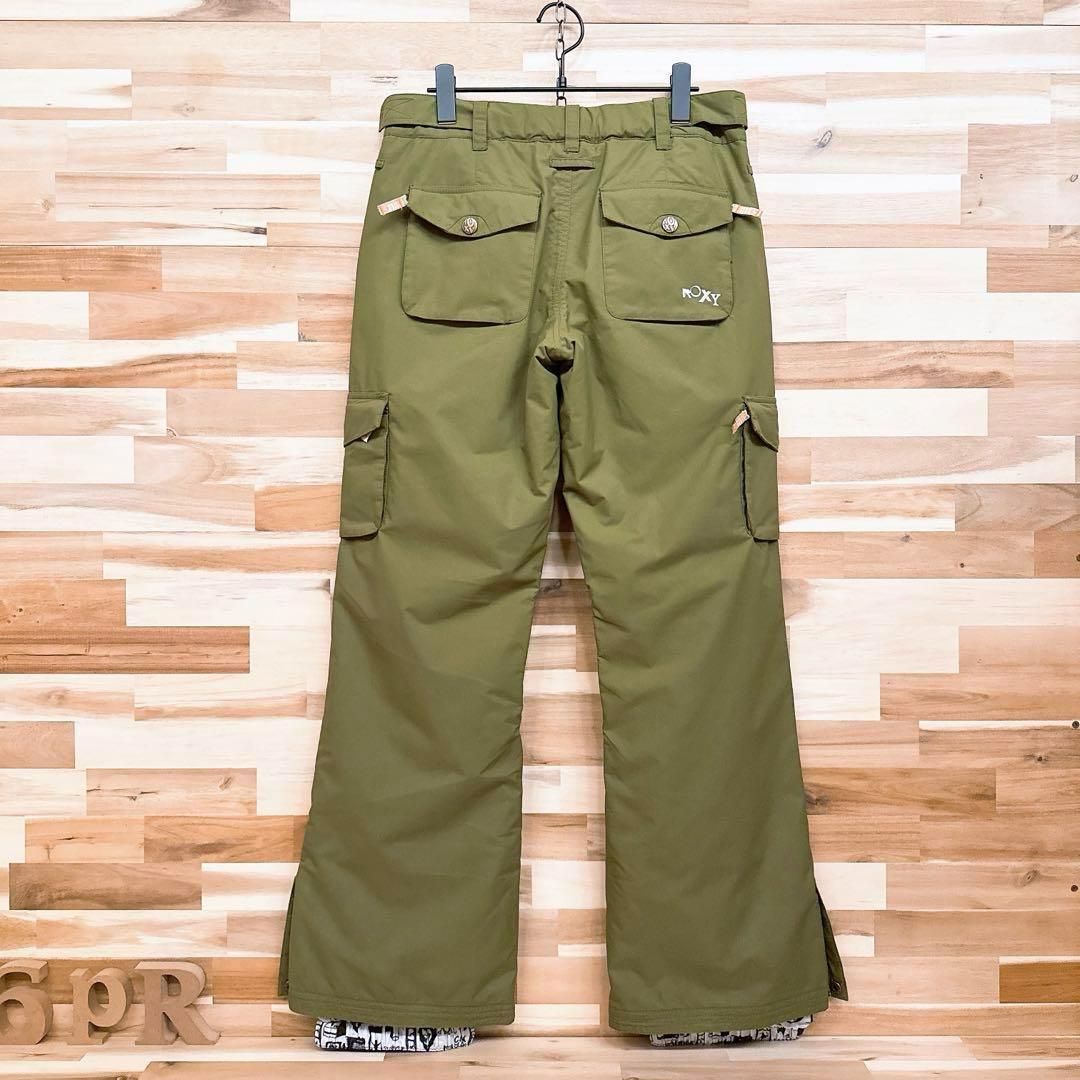 ロキシー】スノボ ウェア カーゴ パンツ 中綿入り ゆるダボ M
