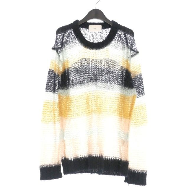 シュガーヒル SUGARHILL ビームス別注 Multicolor Mohair Border Knit 