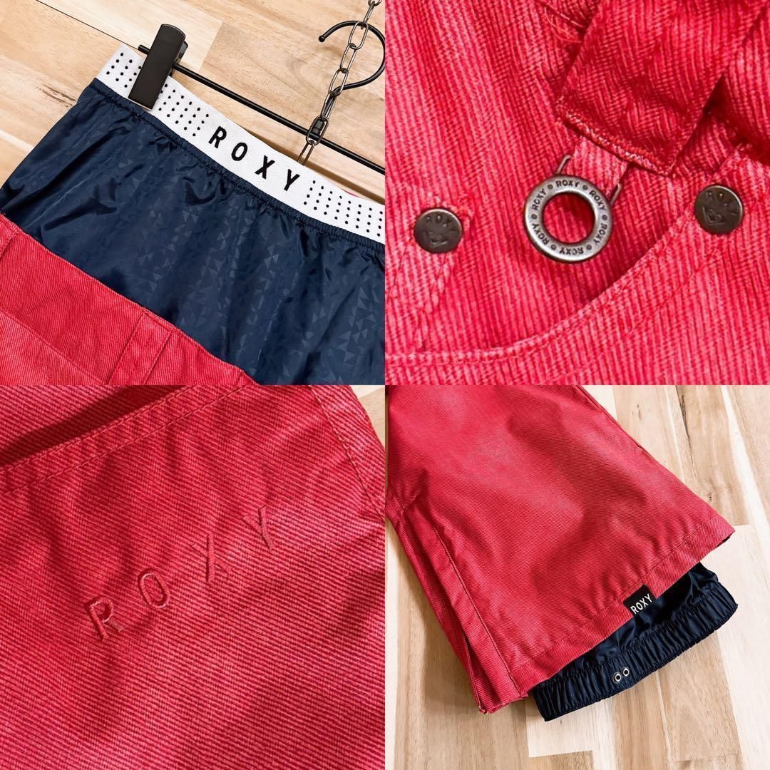 ROXY スノーボードパンツ レッド ゴアテックスS ROXY（ロキシー