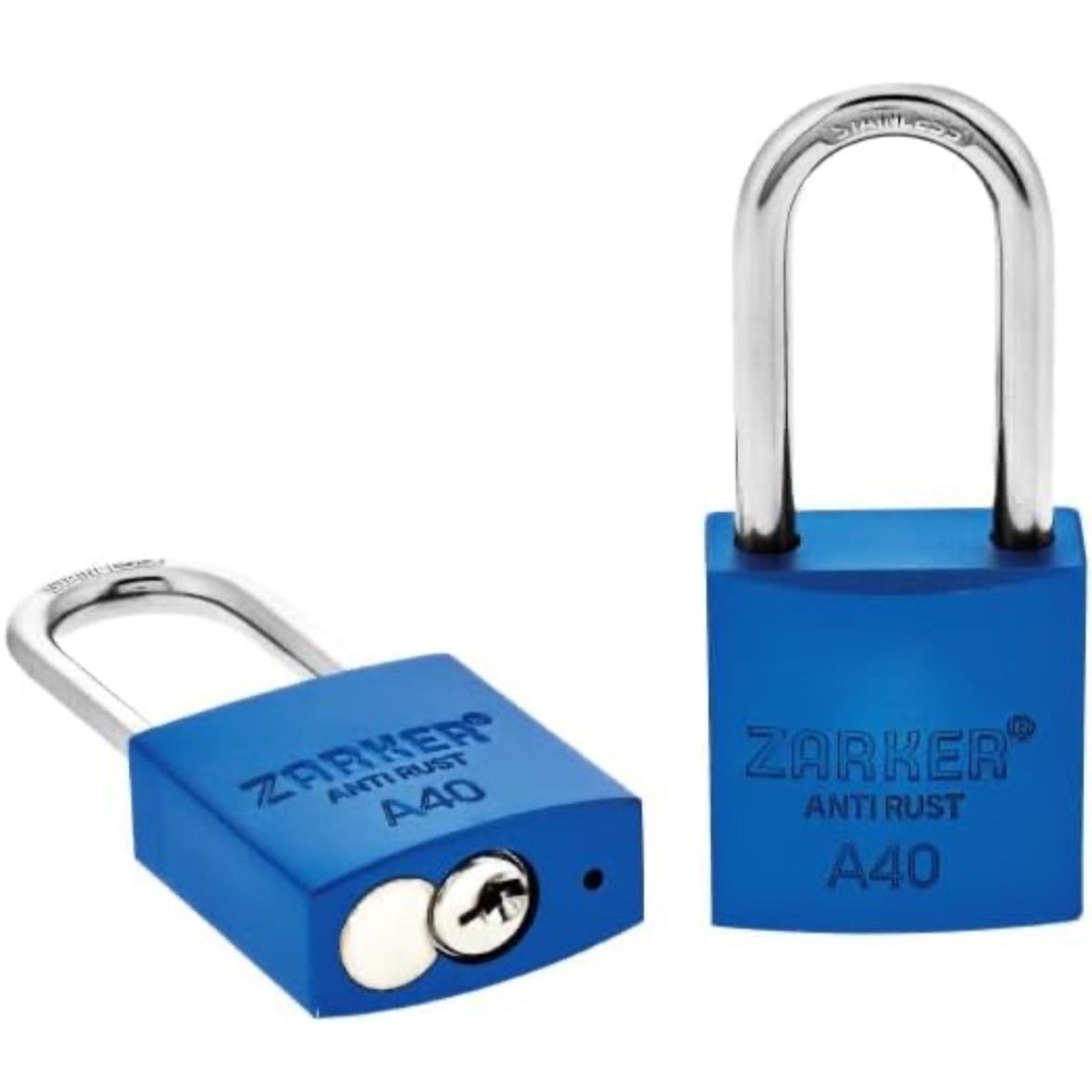 新品・即日発送】ZARKER 南京錠 ステンレス製防錆南京錠、コンテナ倉庫