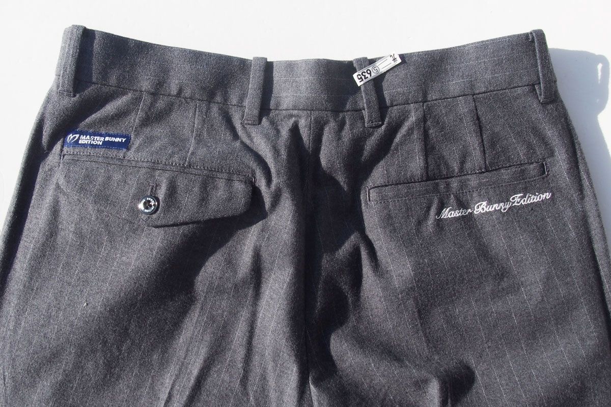 DESCENTE ライトグレー フリースパンツ ゴルフ サイズO(XL) DESCENTE