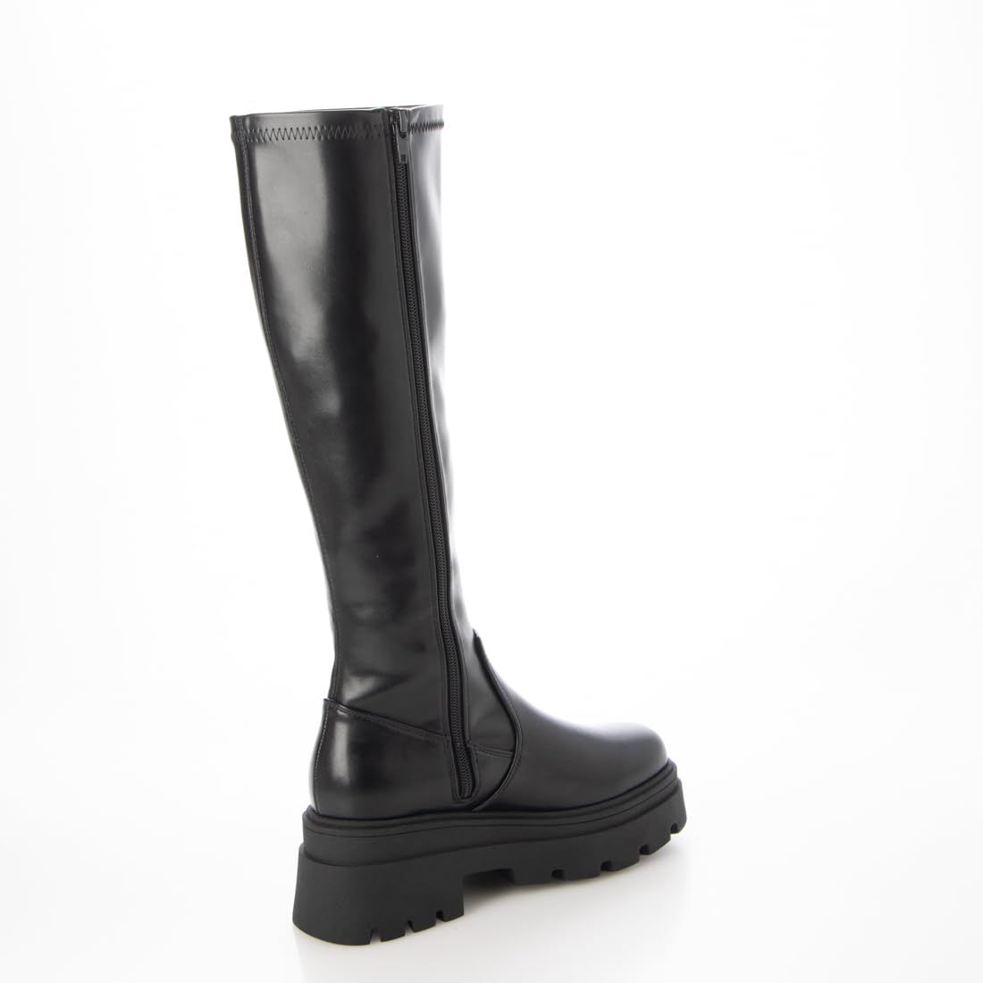 イーボル ロングブーツ 2段ｿｰﾙ厚底ｽﾄﾚｯﾁﾛﾝｸﾞﾌﾞｰﾂ