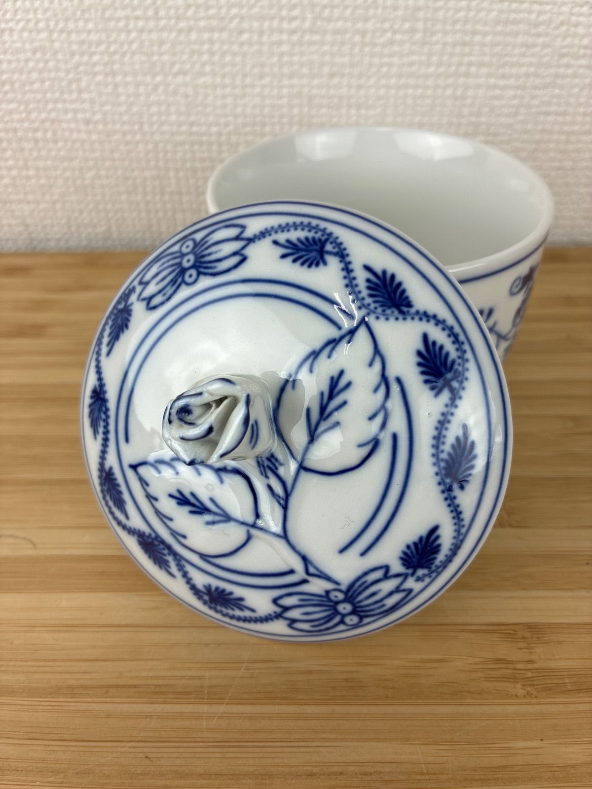 ブルーオニオンティーセットボヘミア陶器