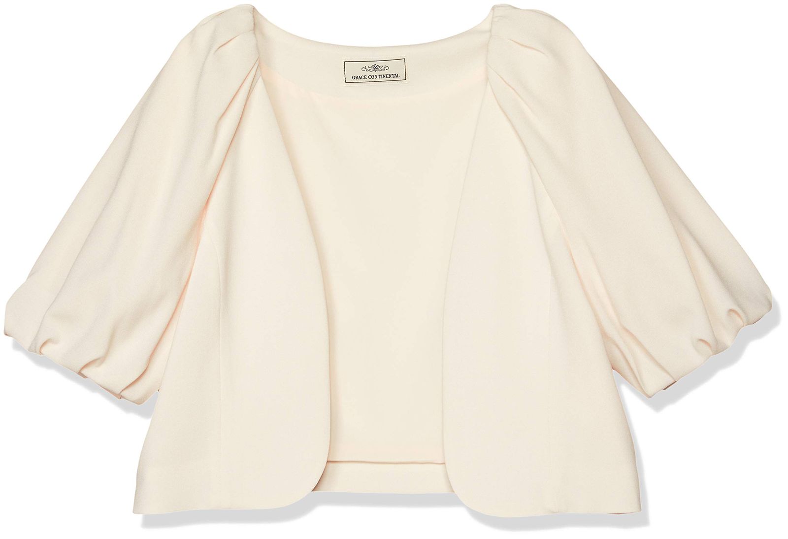 グレースコンチネンタル ノー ジャケット パフスリーブボレロジャケット レディース キナリ 日本 36 日本サイズ7 号相当