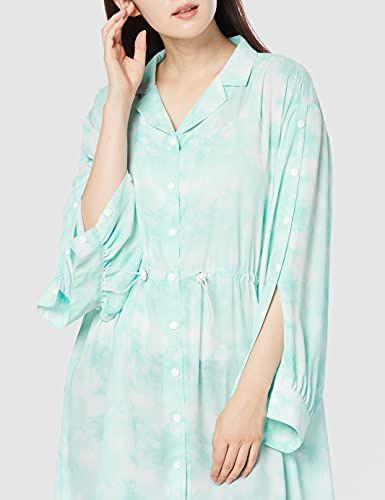  ローズバッド カジュアルドレス マーブルプリントシャツドレス レディース グリーン Free Size その他 フェイスケア