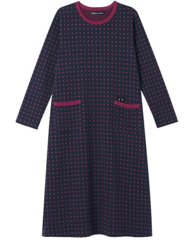 ワコール リラックス-スリープ アツコマタノ ワンピース 長袖 綿 本体 HNW 402 ATSUKO MATANO レディース KO