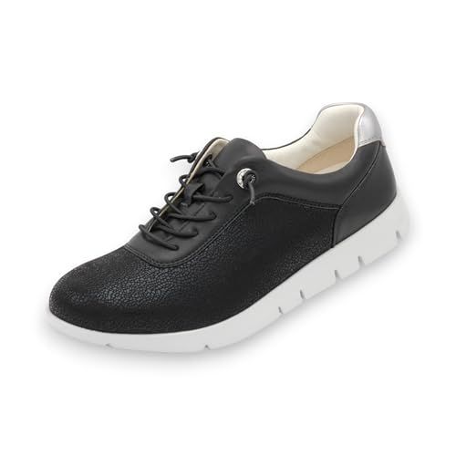 フィットジョイ スニーカーブーツ 軽量ストレッチカジュアルスニーカー レディース BLK 23.5 cm 3 E