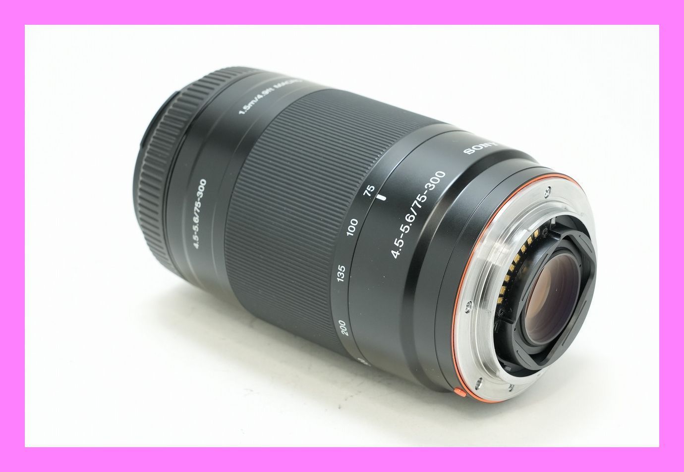 □ソニー用 望遠ズームレンズ SONY 75-300mm 人気 F4.5-5.6 SAL75300