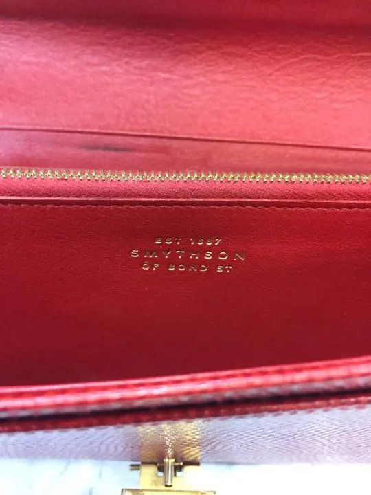 ○SMYTHSON スマイソン 長財布 レッド 【公式通販】