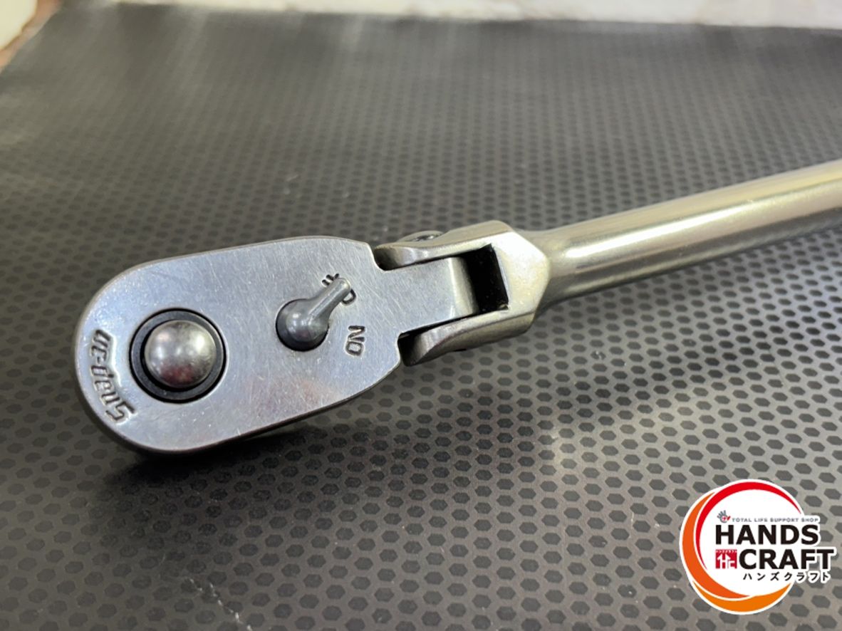 スナップオン FHRLF80 エクストラロング フレックスヘッドラチェット 3 8インチ