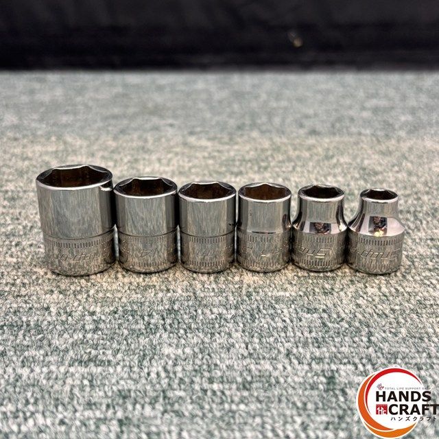 品 スナップオン FSM 3 8 ショートソケット シャローソケット 6個セット SFM17 14 13 12 10 8mm Snap-on