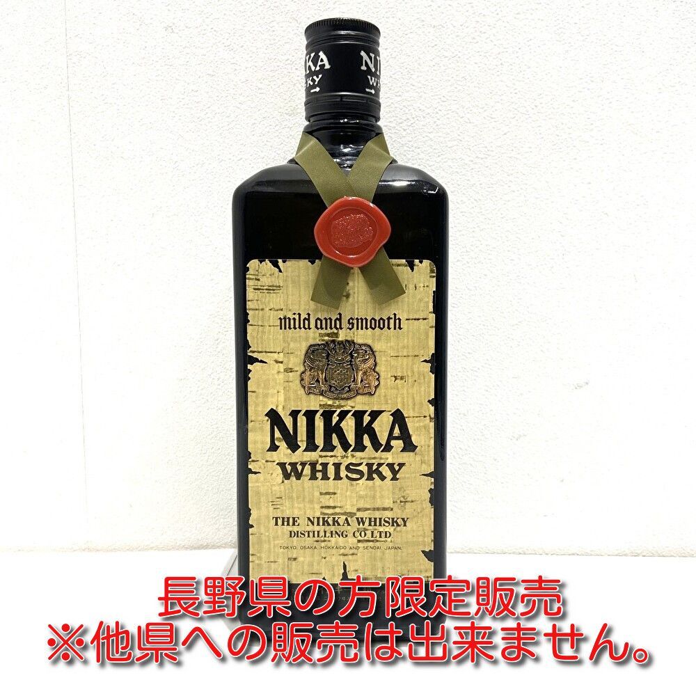 希少】【未開栓】2代目ブラックニッカ/黒角ニッカmild and smooth 希少
