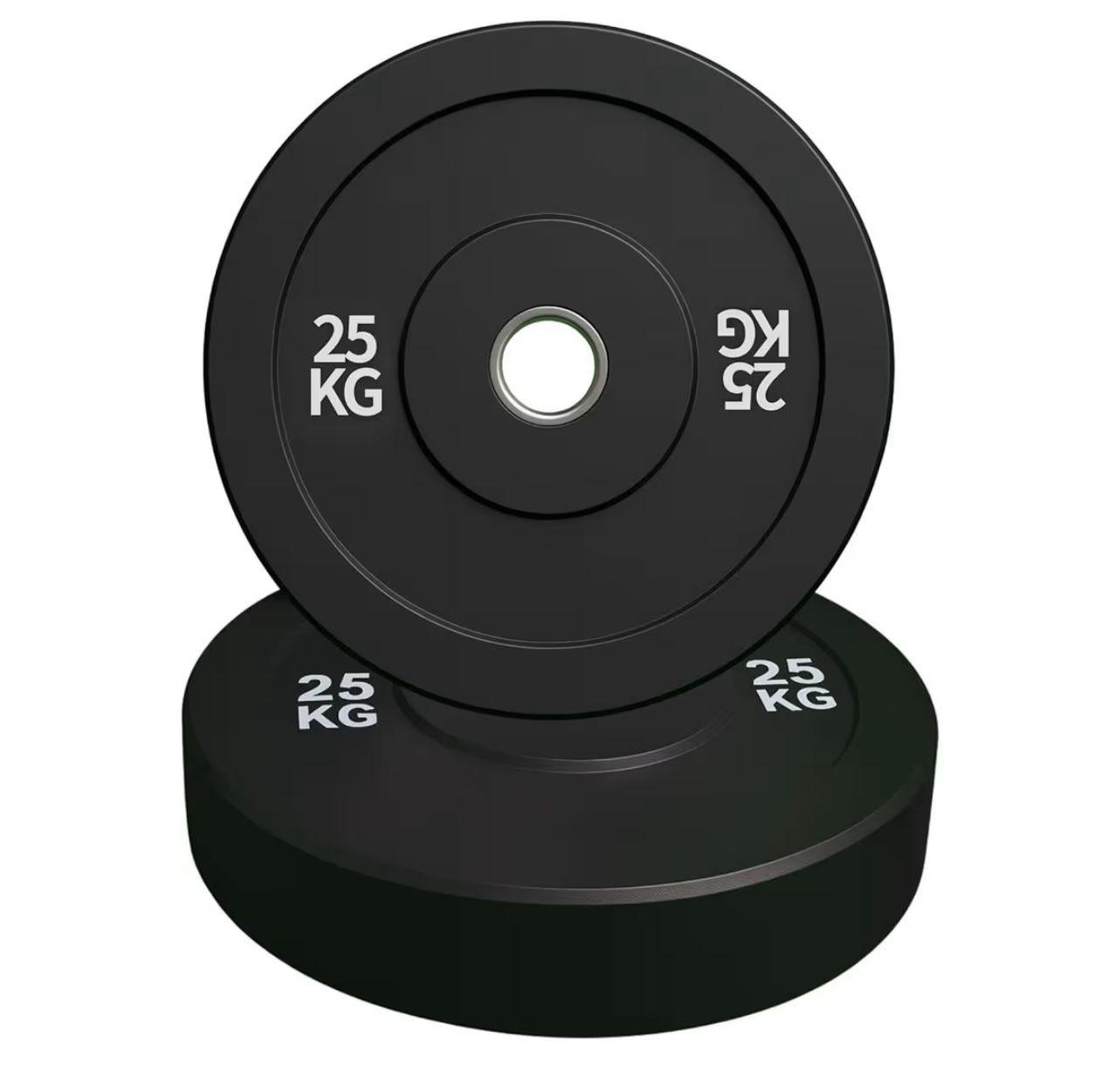 バンパープレート黒25kg×2枚 合計50kg 50mmシャフト用