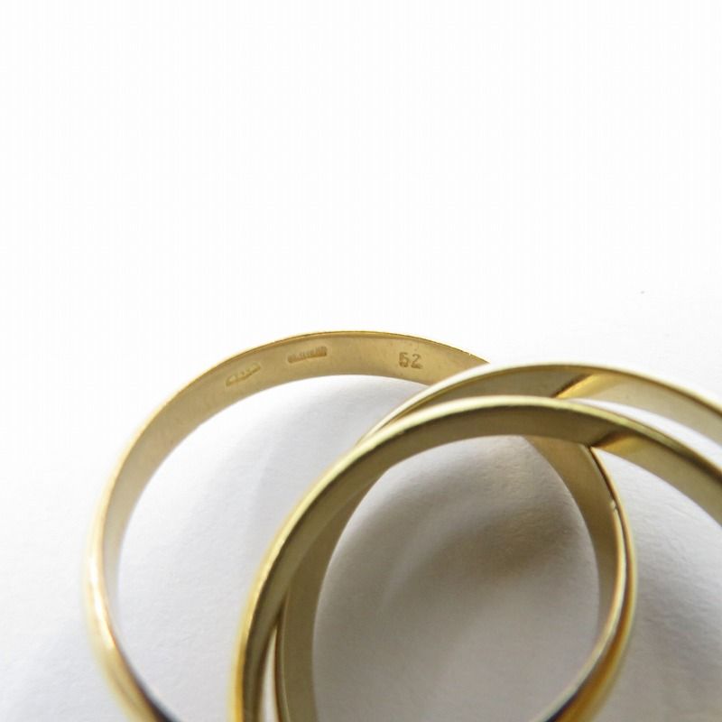 CARTIER カルティエ リング 指輪 トリニティリング SM ゴールド サイズ 52 135