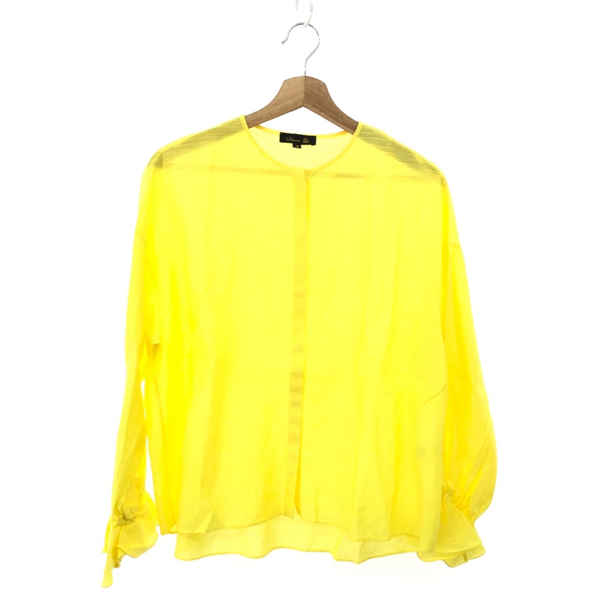 ブラウス　Drawer　36 シルクシフォン drawer ドゥロワー シルクブラウス 36