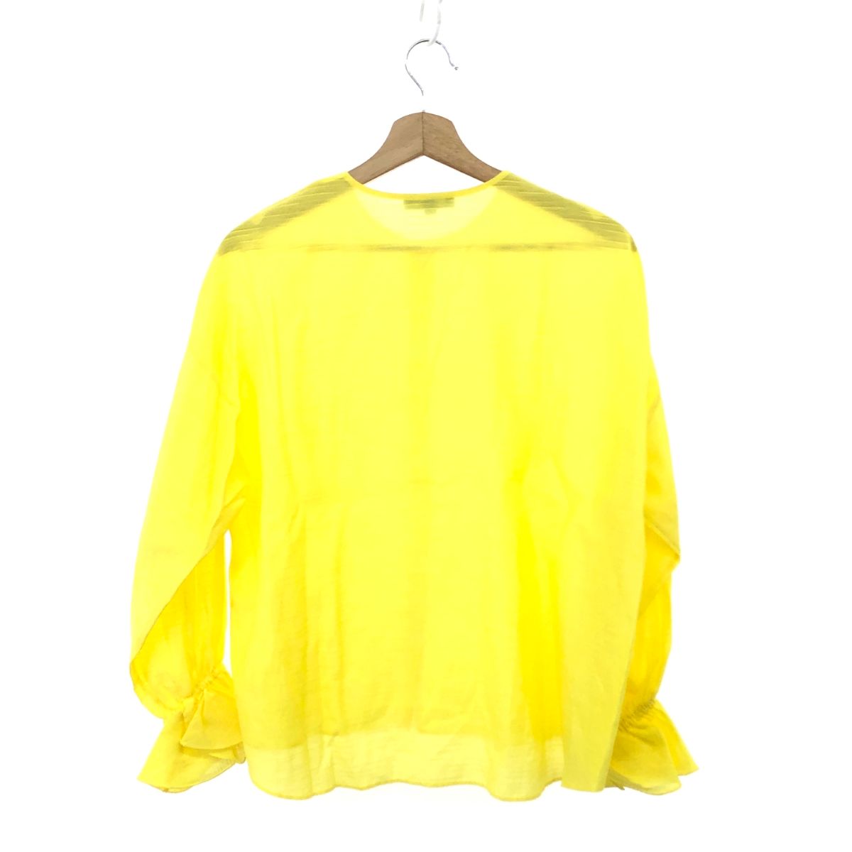 ブラウス　Drawer　36 シルクシフォン drawer ドゥロワー シルクブラウス 36