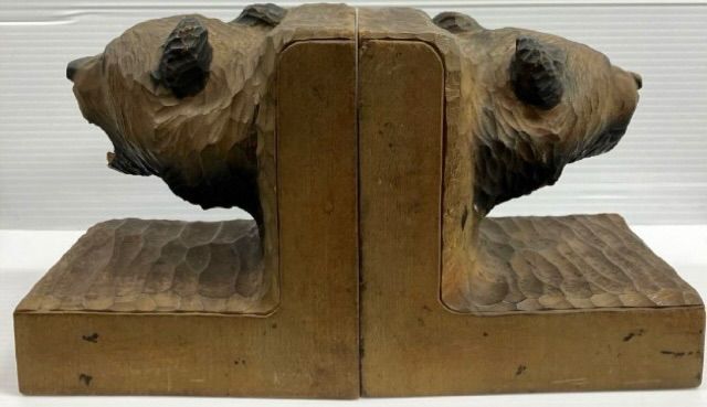 木彫り　熊　ブックエンド　2点　まとめ売り　彫刻　北海道　アイヌ　レア　希少 木彫り 熊 ブックエンド 2点 まとめ売り 彫刻 北海道 アイヌ レア 希少