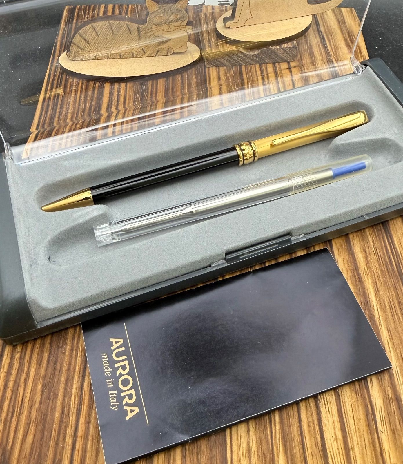 AURORA ボールペン A 42 PLI Magellano Silver マゼラン 925 猫のペン屋