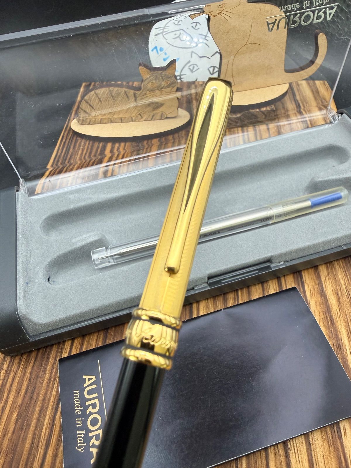 AURORA ボールペン A42-PLI Magellano Silver マゼラン 925 猫のペン屋