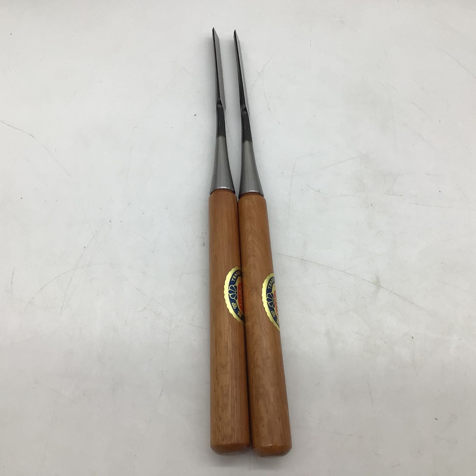 11030 高芝 鑿 ノミ 15mm 2本セット 全長約36cm き 木工用 大工道具 伝統工具 昭和レトロ