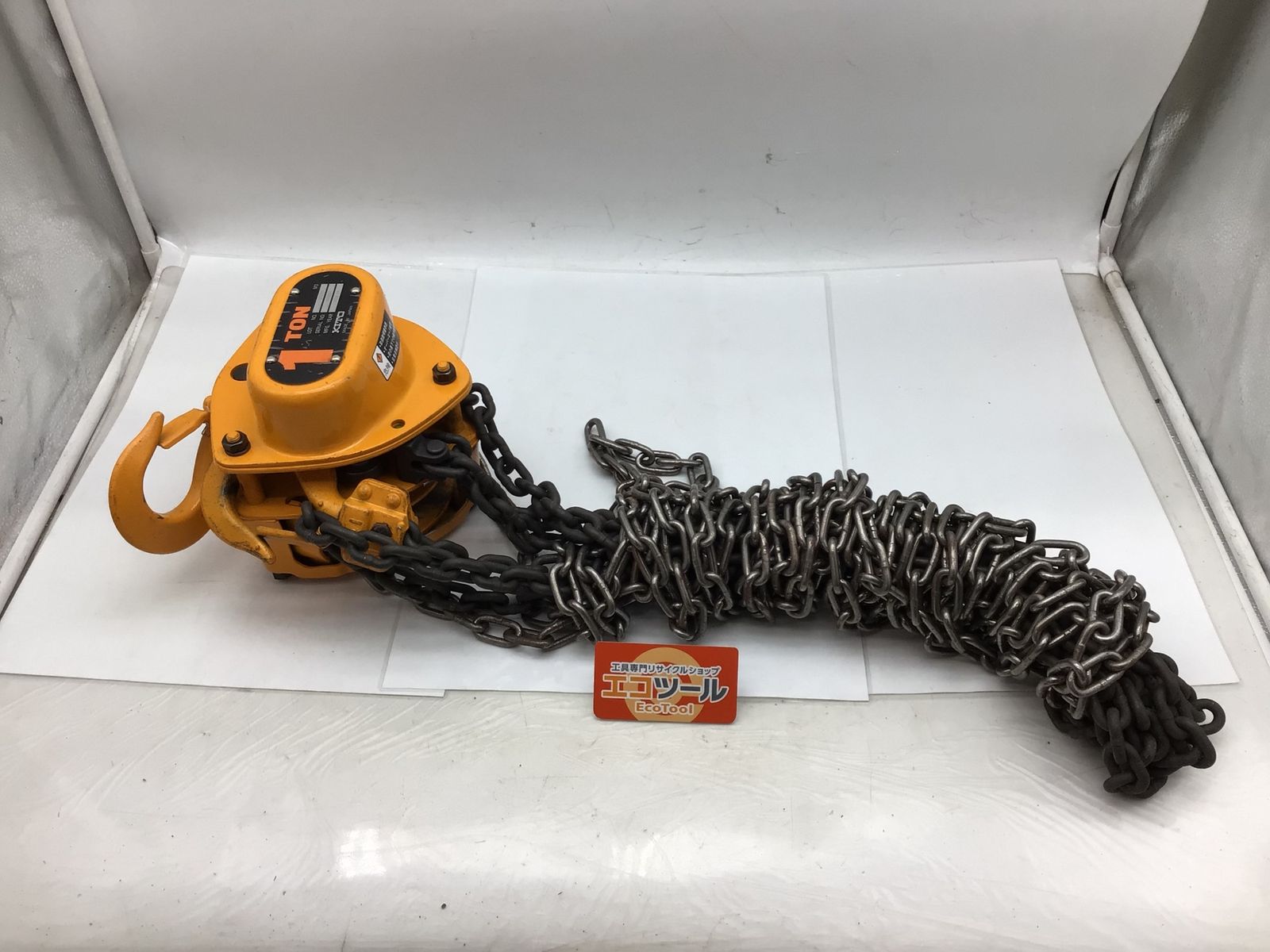 品 4メートル KITO キトー 1TON チェーンブロック M3 ITFZJPEIQTYO エコツール知立店 M02