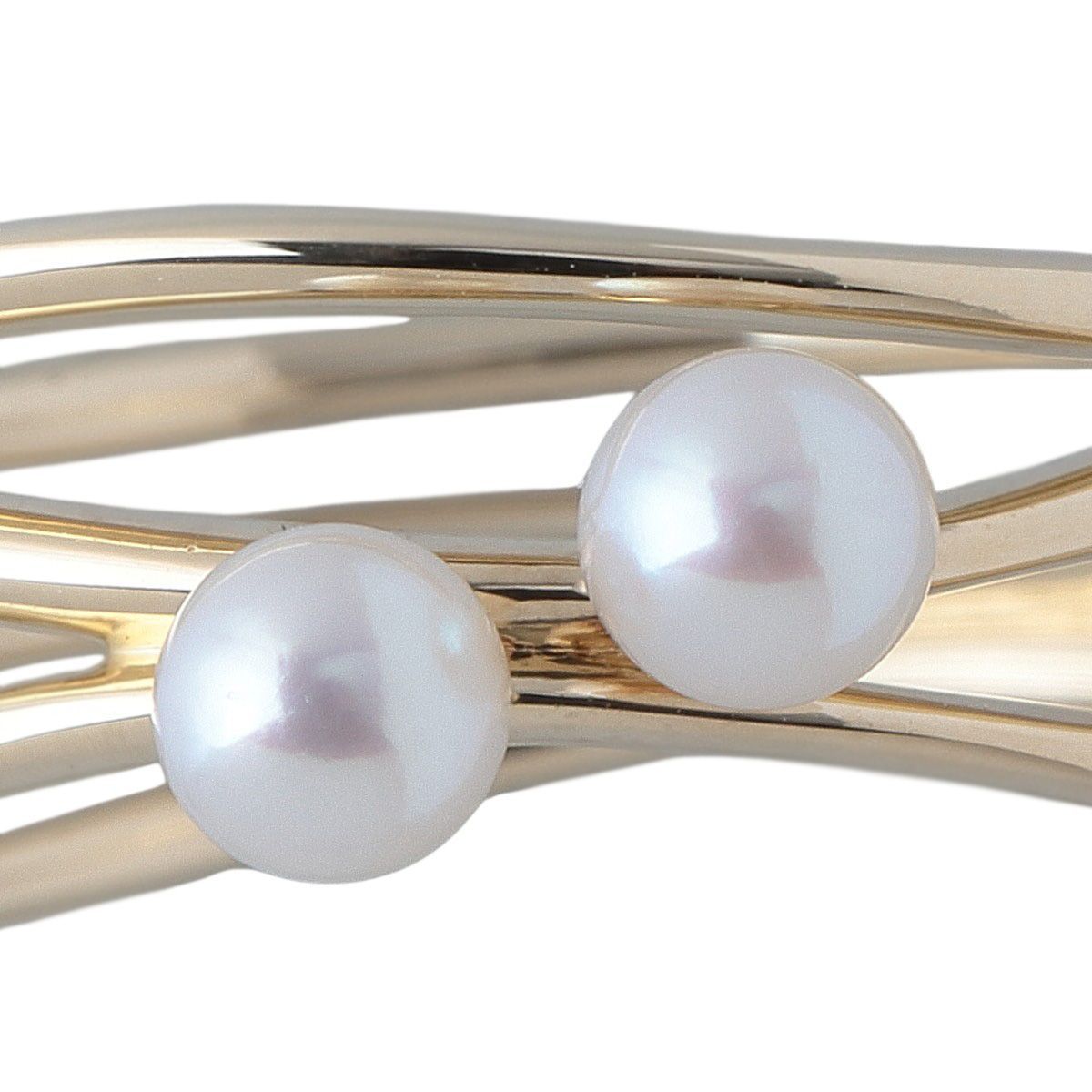 特価K18 タサキ ベビーパールリング メレダイヤ付き 13号 楽天市場