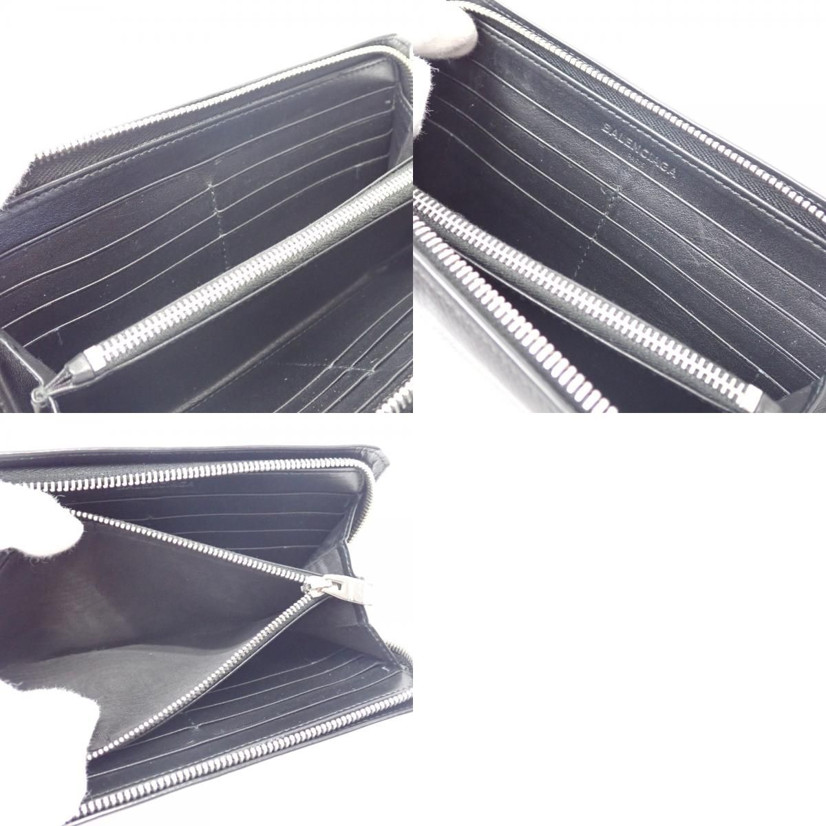 Ft1298581 バレンシアガ 長財布 ラウンドファスナー 358297・1000・D