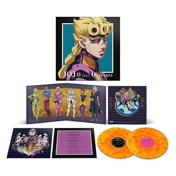 【レコード２枚組】ジョジョの奇妙な冒険 黄金の風 JOJO'S BIZARRE 新品】【限定カラーレコード2枚組】ジョジョの奇妙な冒険 黄金の風