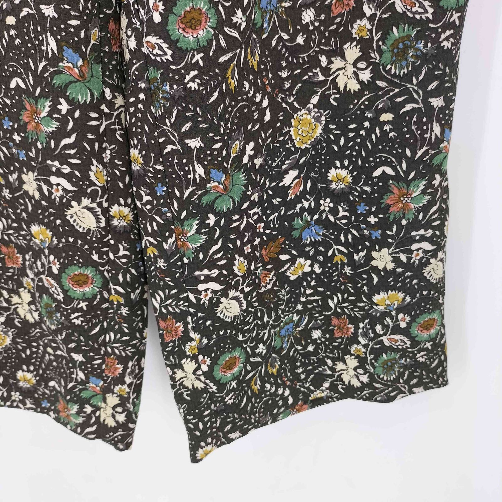 ソレイアード SOULEIADO ポリエステルプリント イージーストレート