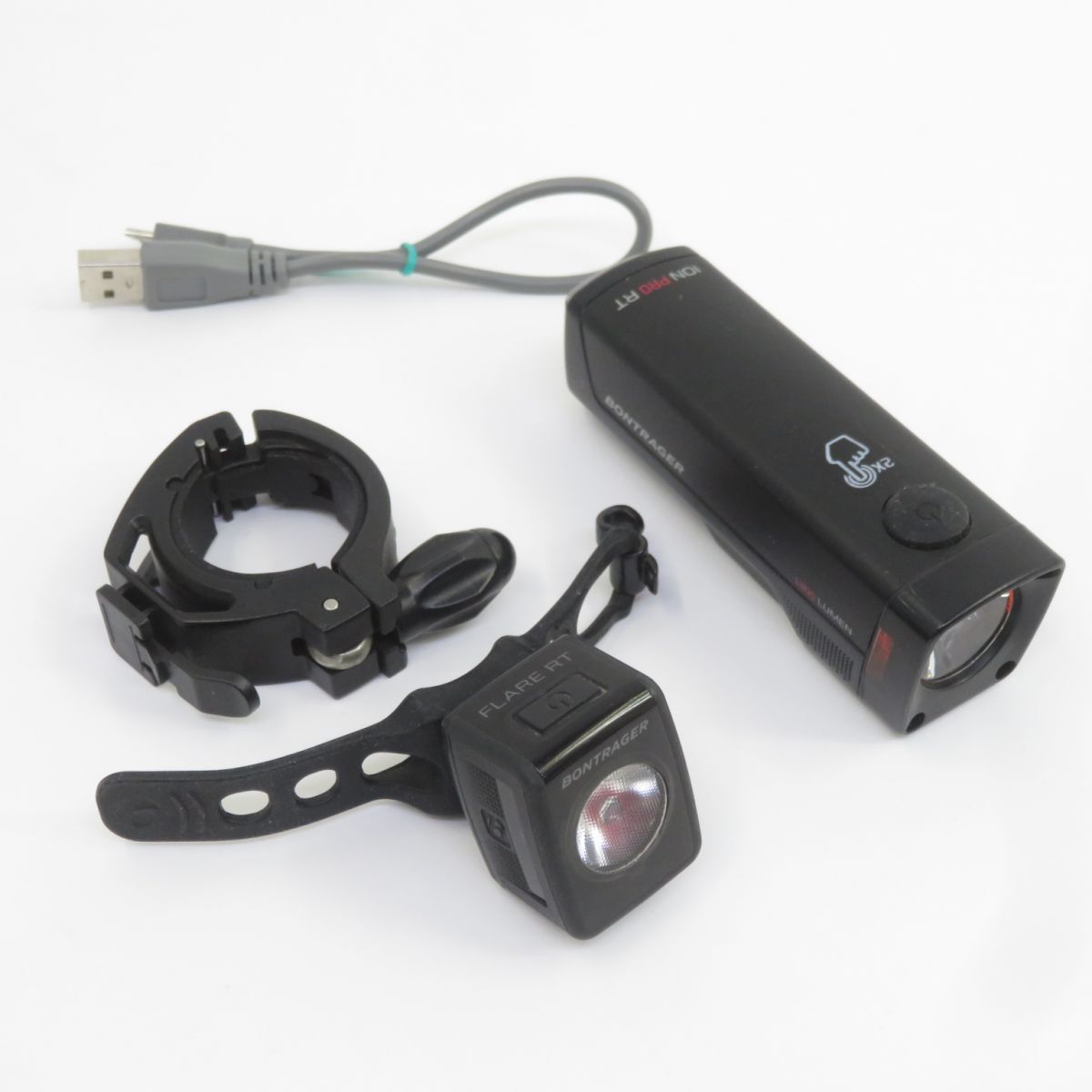 BONTRAGER ボントレガー ION PRO RT フロントバイクライト FLARE リアライト セット
