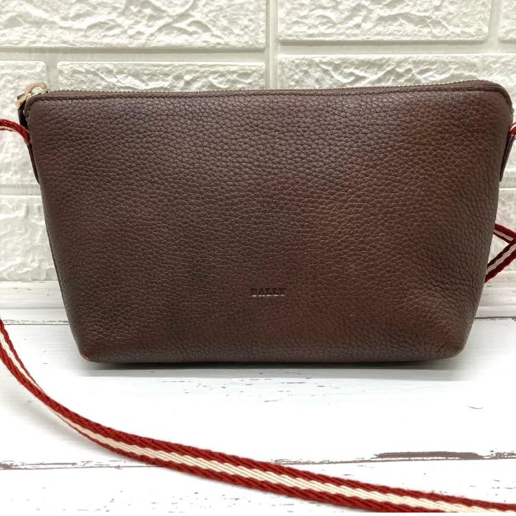 美品❣️ BALLYバリーレザー クロスボディショルダーバッグレディース