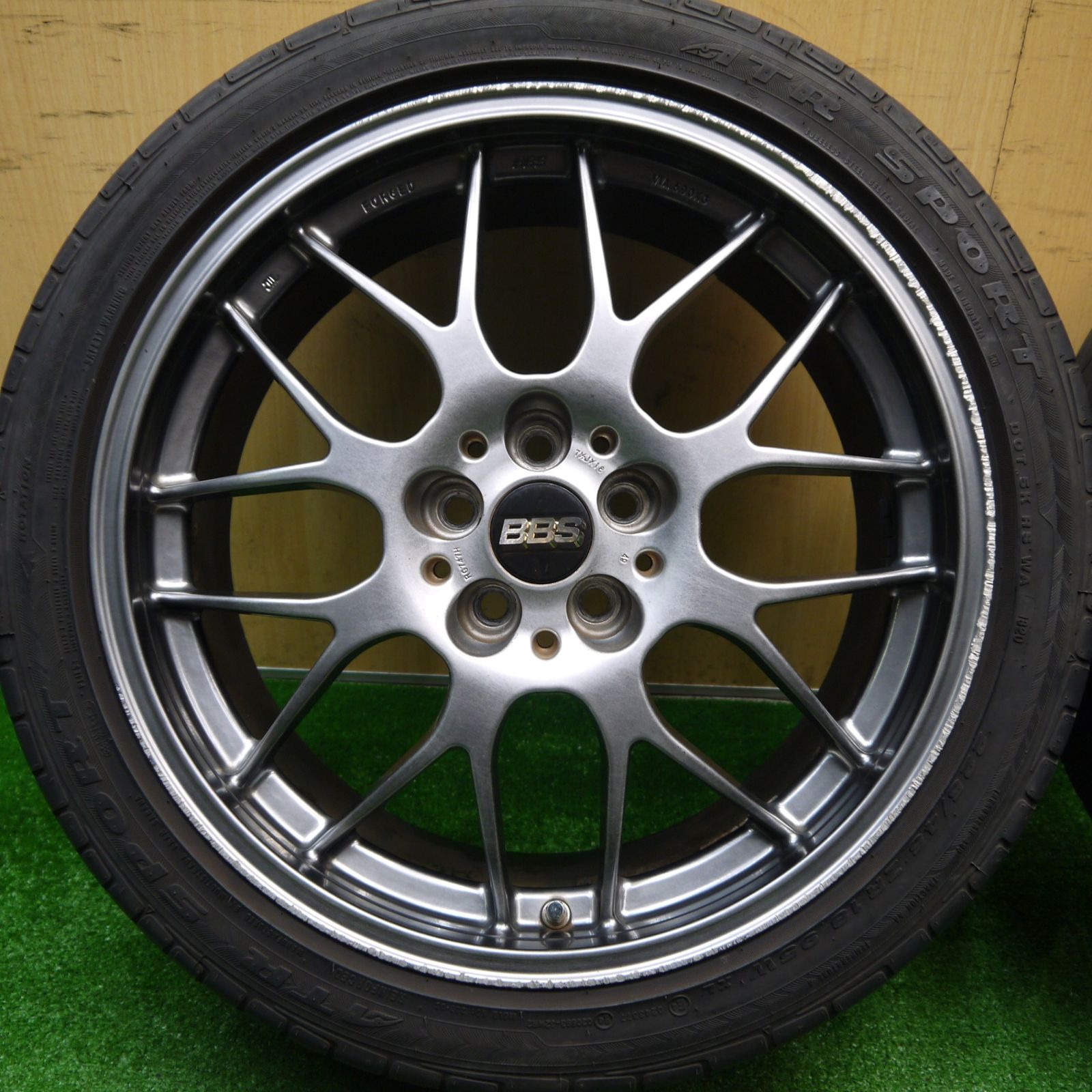 4本価格 プリウス インプレッサ 等 BBS RG R 747 H 225 45 18 ATR SPORT スポーツ 18インチ PCD 100 5 ノ