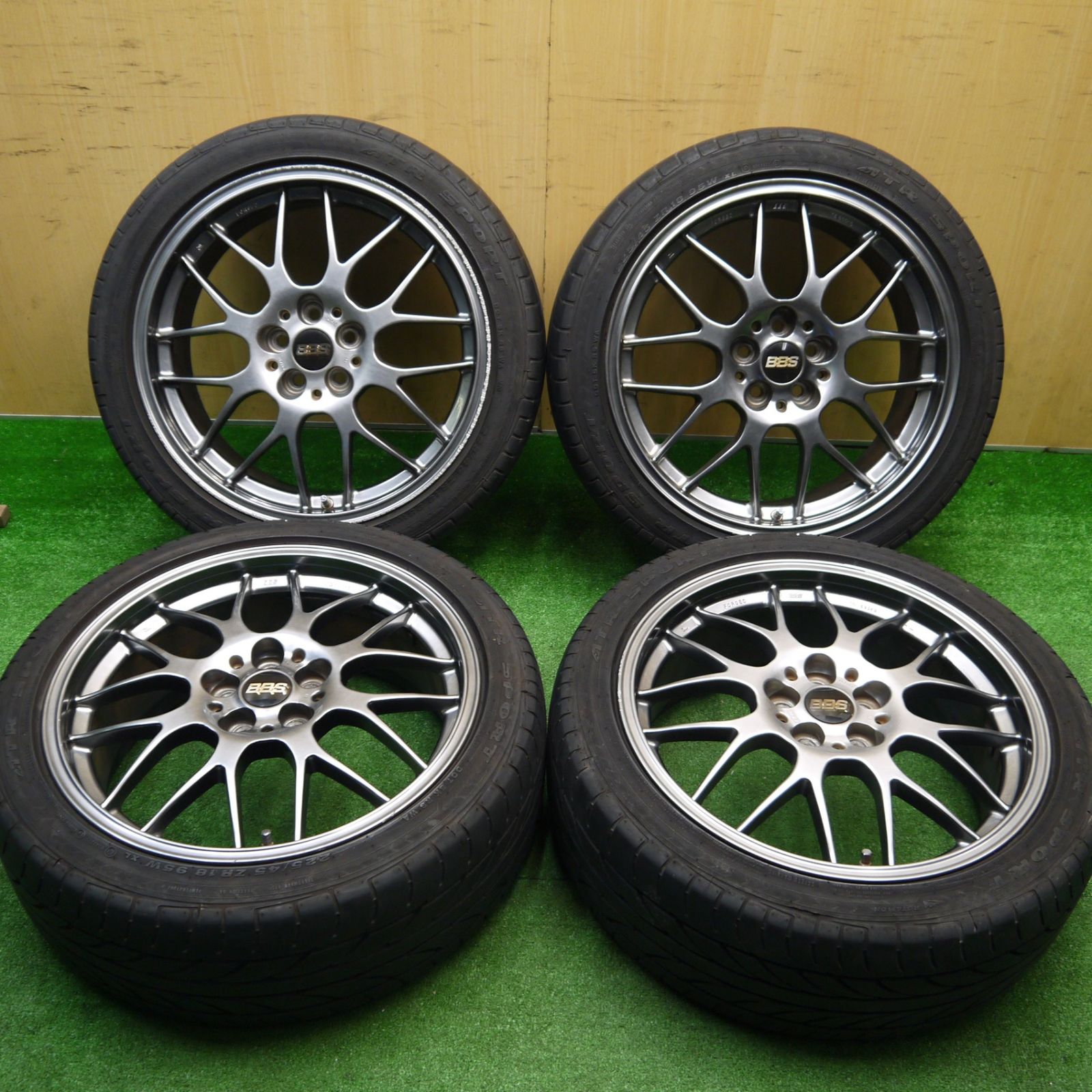 4本価格 プリウス インプレッサ 等 BBS RG R 747 H 225 45 18 ATR SPORT スポーツ 18インチ PCD 100 5 ノ