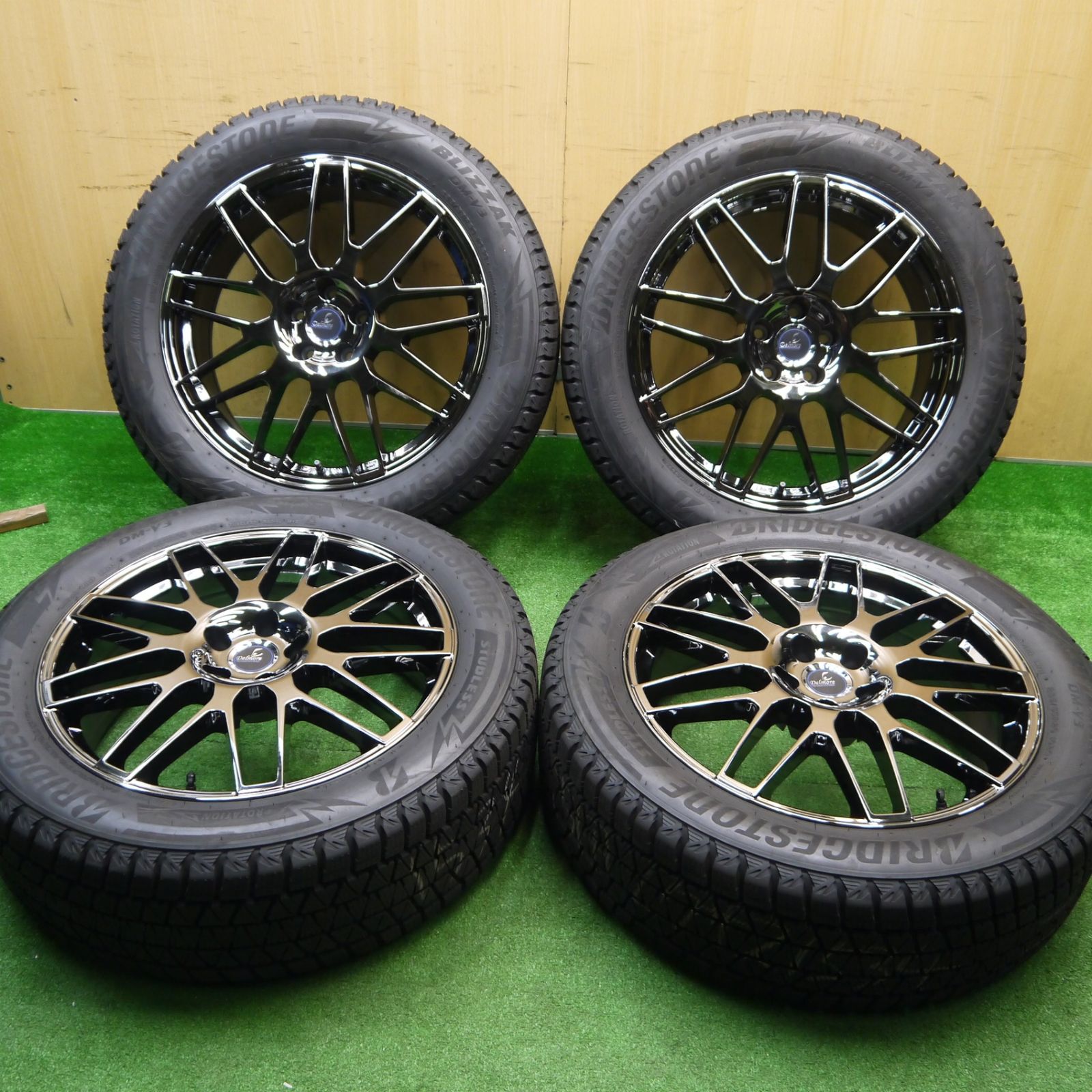 センサー付 バリ溝 24年 キレイ 9 5分以上 レクサス 等 235 55 R 20 スタッドレス ブリヂストン ブリザック DM V 3 Delmore デルモア 20インチ PCD 114 5 H ス