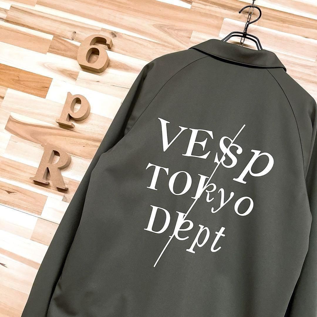 美品/廃番【ベスプ】スノボ ウェア デプト コーチジャケット S カーキ