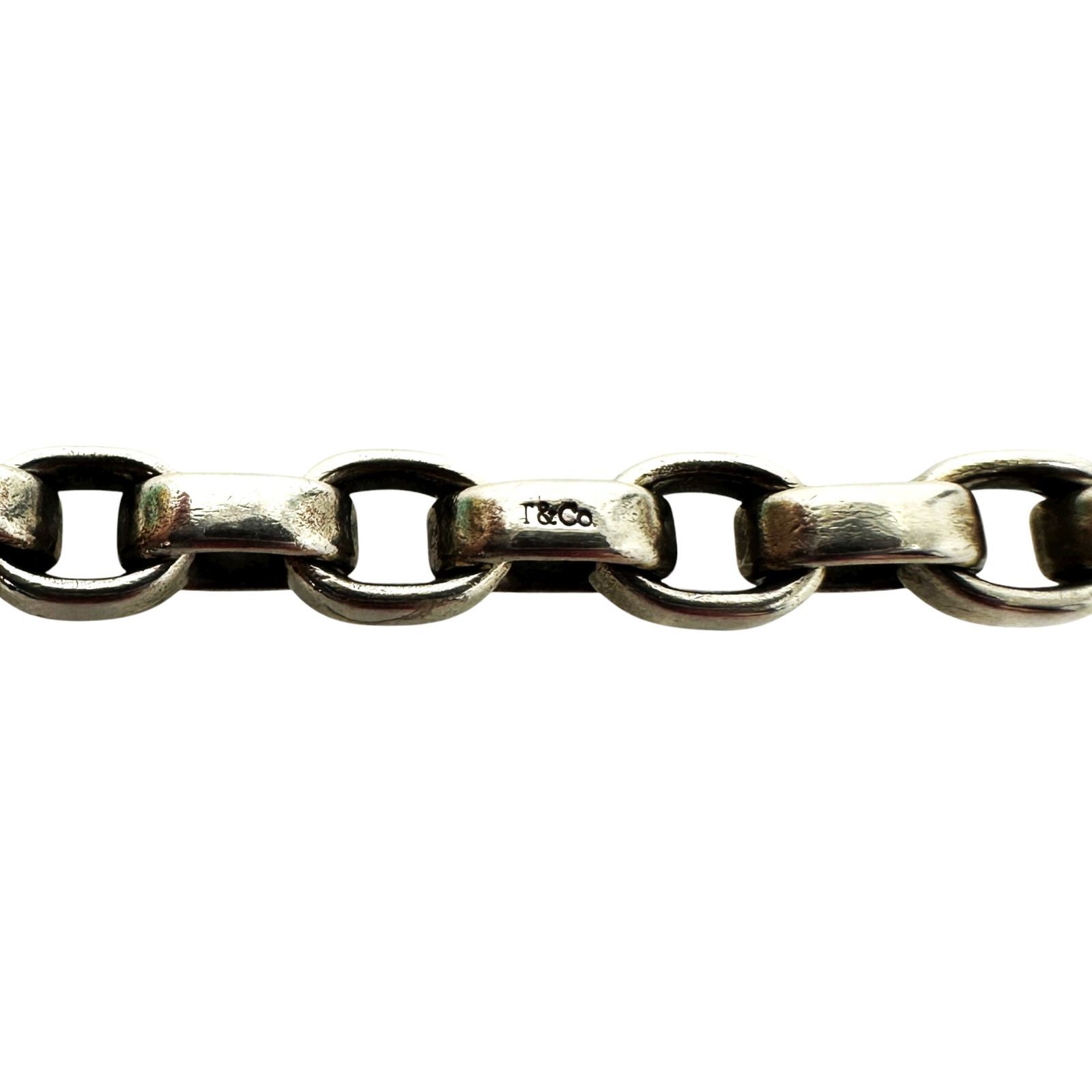 Tiffany&Co.】ティファニー オーバルリンク ブレスレット AG925 