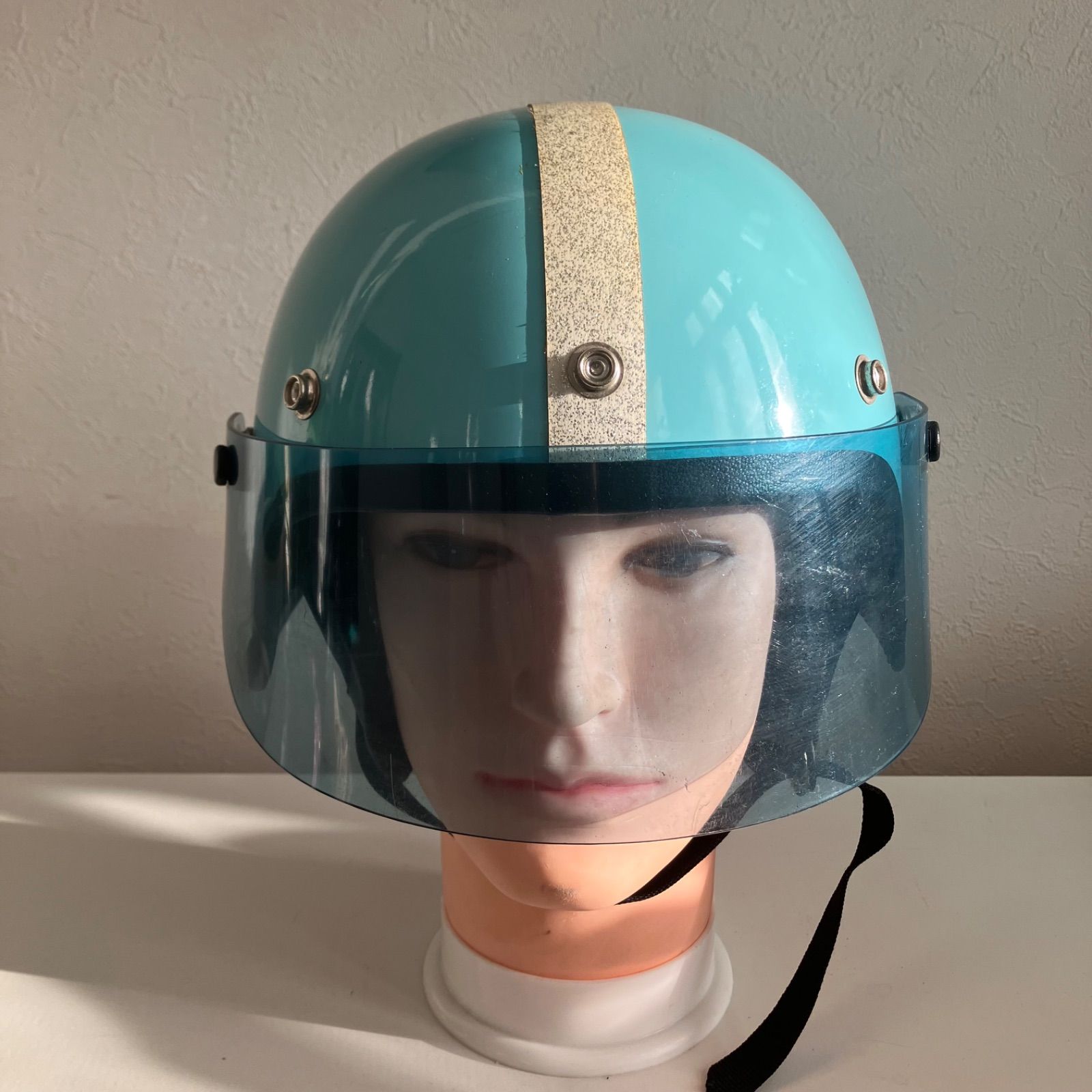 NESCO☆ビンテージ ヘルメット Lサイズ 1970代年製 当時物 ハーフ