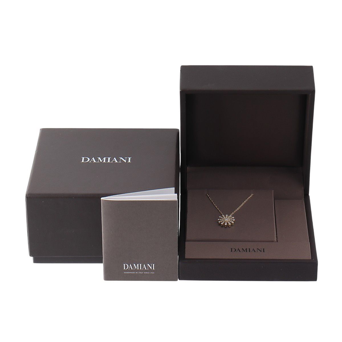 ダミアーニ マルゲリータ ダイヤ ネックレス 幅16 mm 52 cm 750 YG 型 保証書 箱 仕上げ済 DAMIANI 23579