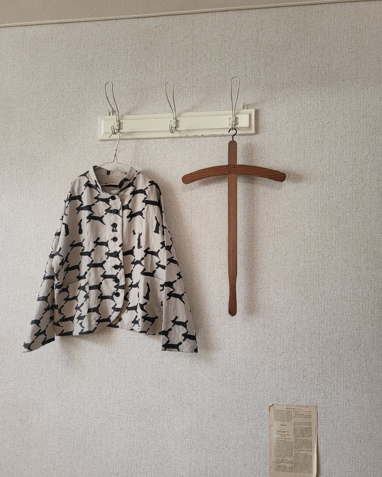 ハンドメイド ミナペルホネン run run run ボタンいっぱいショートジャケット