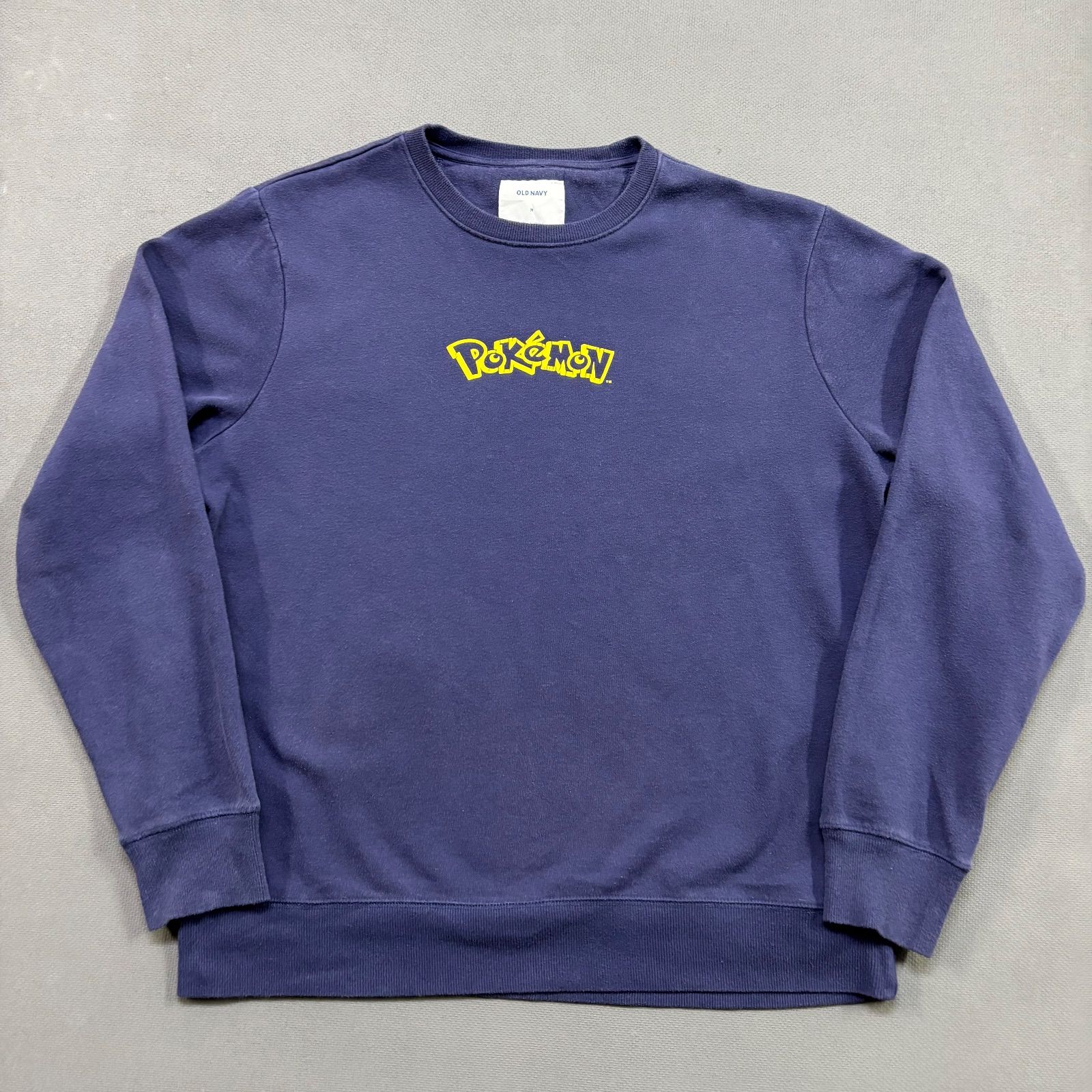 OLD NAVY ×Pokémon】スウェット Mサイズ 紺 ポケモン 初代御三家 
