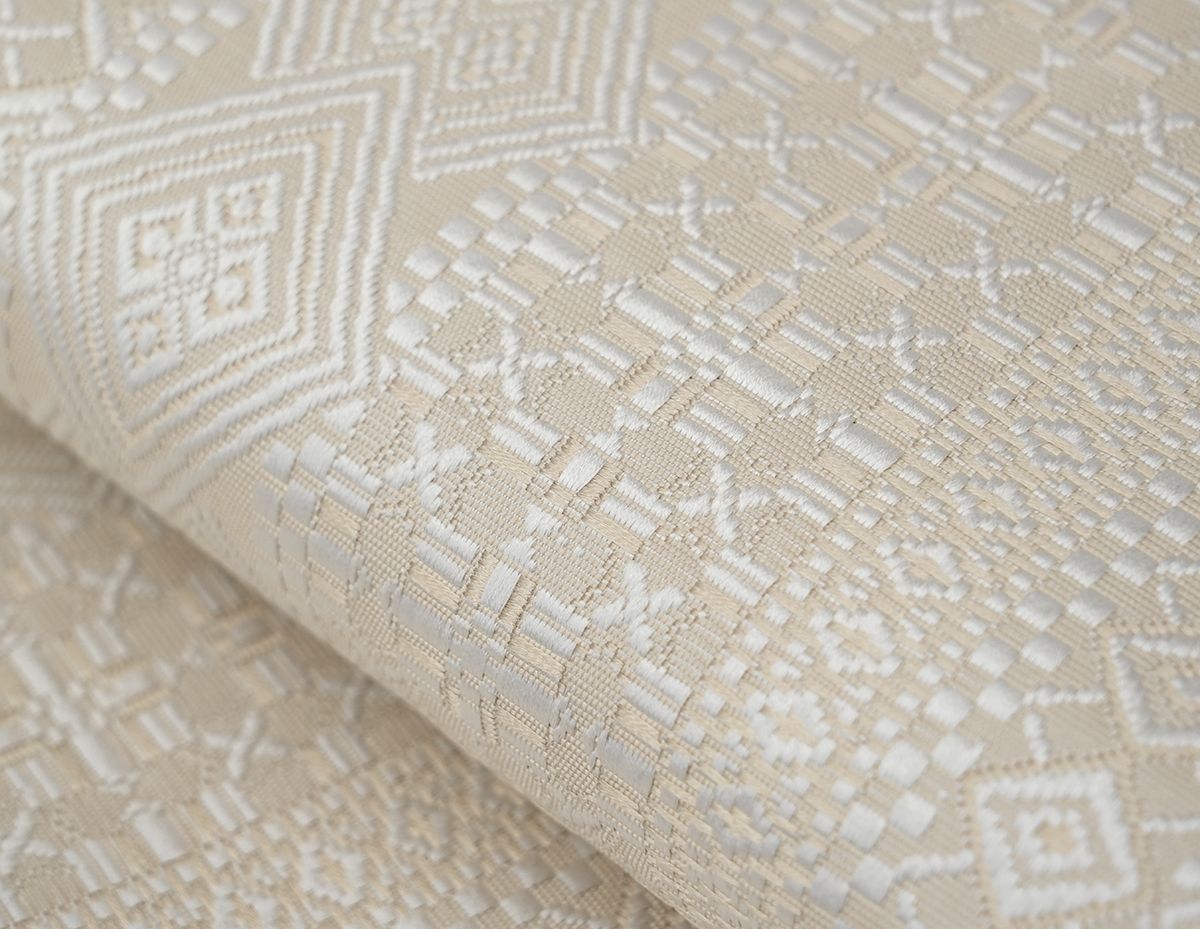 菱網代紋 ベージュ