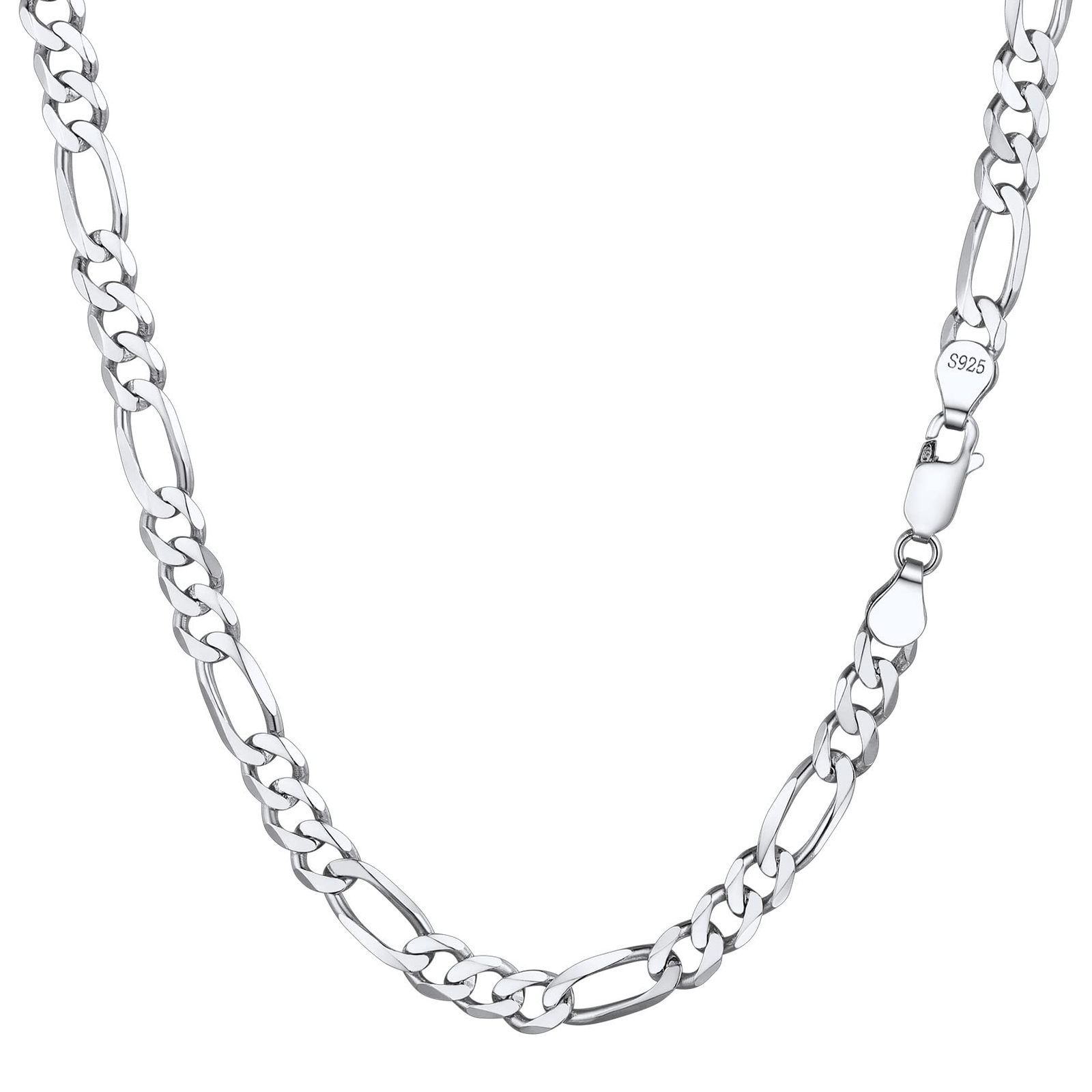 数量 喜平ネックレス レディース アレルギー シルバー925 メンズ フィガロチェーン チェーン ネックレス Suplight