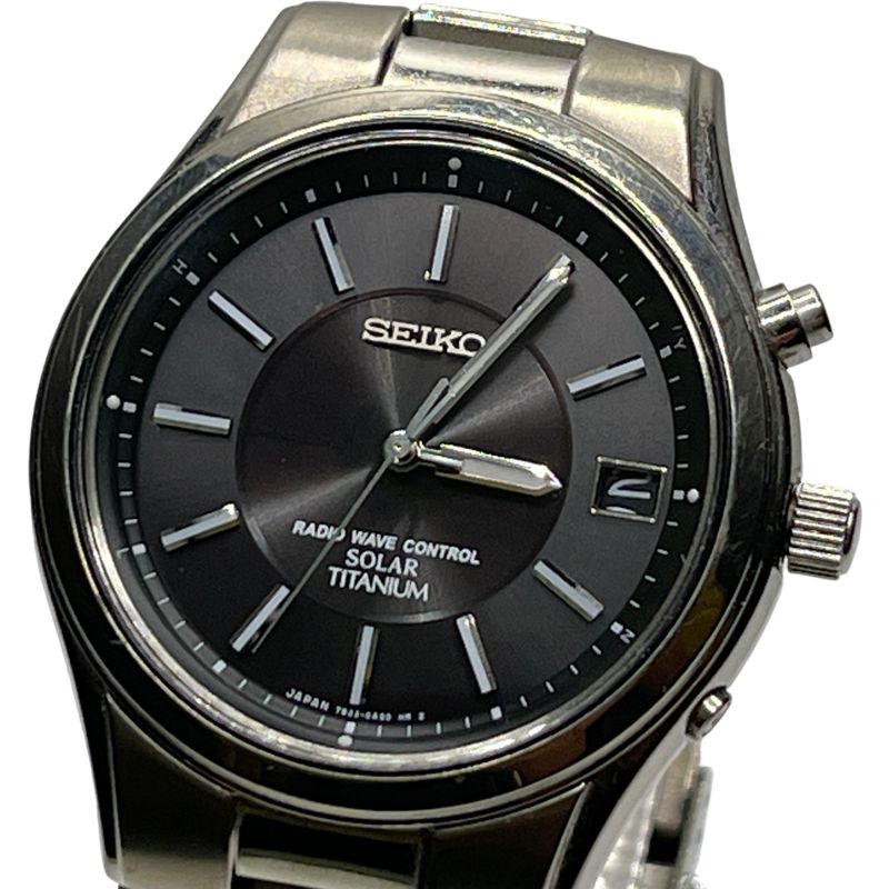 SEIKO セイコー 電波ソーラー SPIRIT スピリット TITANIUM SBTM002 