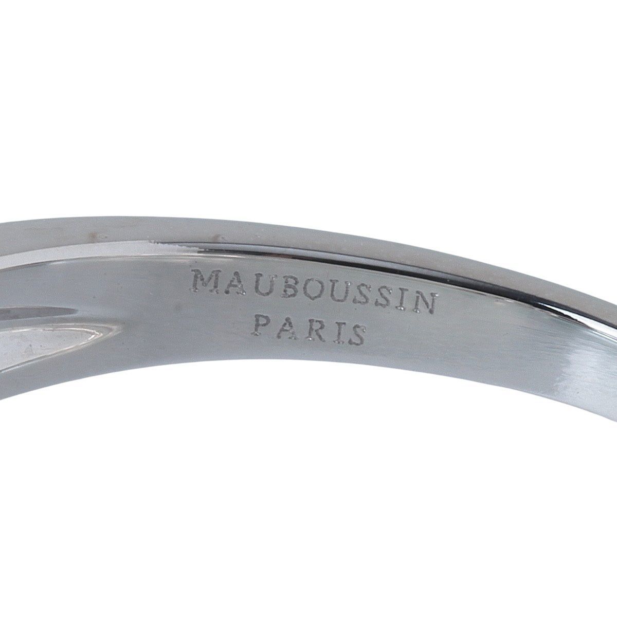 モーブッサン ダイヤ リング チャンスオブラブ 約11.5号 750WG 新品