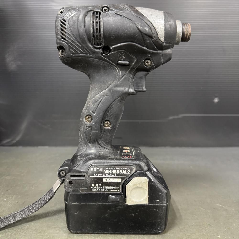 HITACHI WH18DBAL2 18V充電式インパクト 18V3.0Ahバッテリー付 202