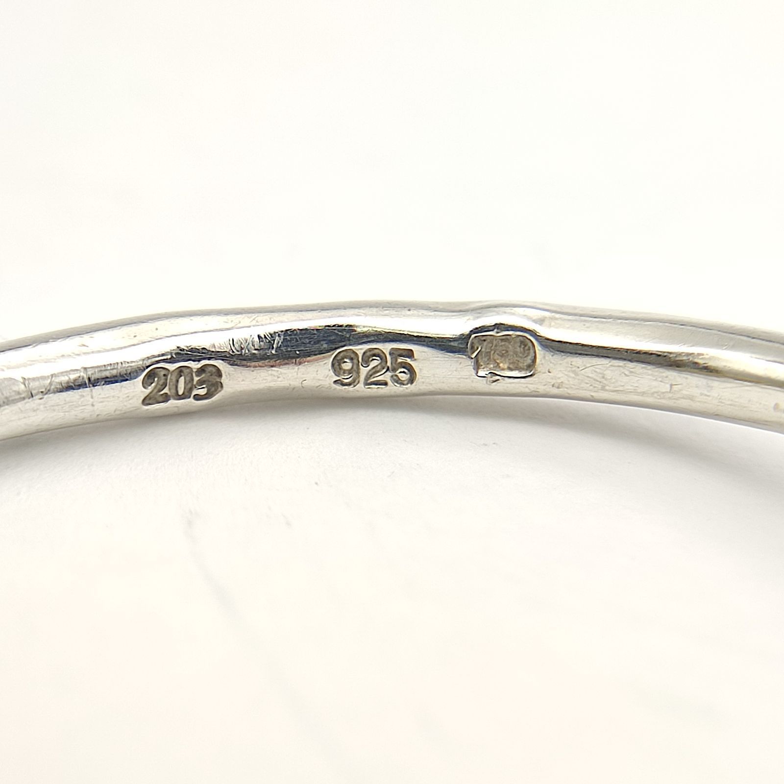 美品】203 Jewelry コンビバングル K18×シルバー925 SILVER 9.5g