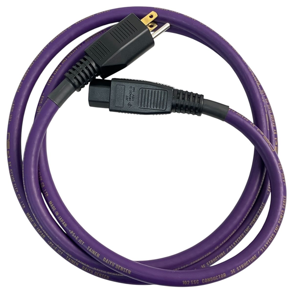 oyaide AXIS-303 GX オーディオ用 電源ケーブル 102 SSC オヤイデ N10565396