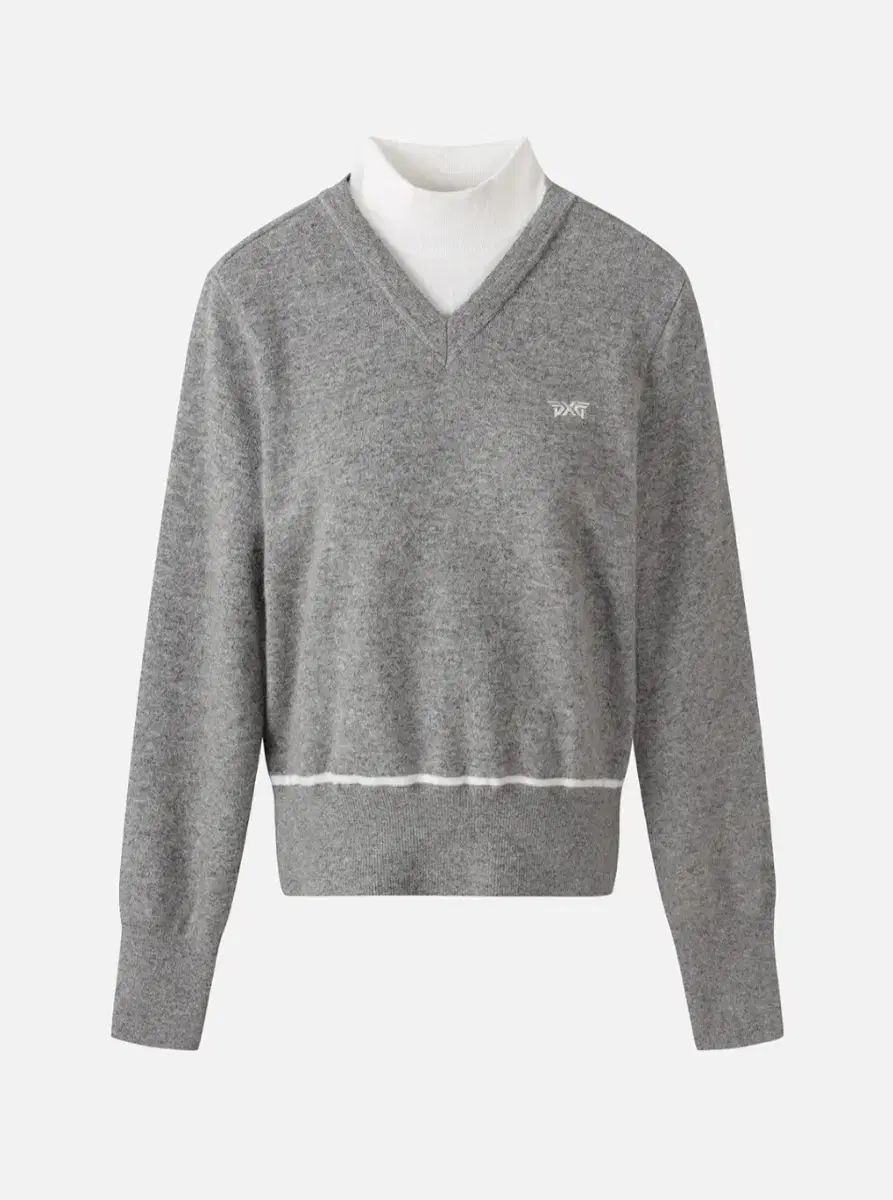 PXG レディース 防風 モックネック ニット